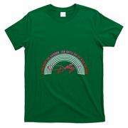 Dolly Live. Laugh. Love. Rainbow T-Shirt - Irish Green
