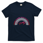 Dolly Live. Laugh. Love. Rainbow T-Shirt - Navy Blue
