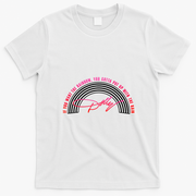 Dolly Live. Laugh. Love. Rainbow T-Shirt - White