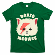 David Meowie T-Shirt - Green