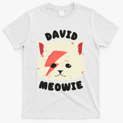 David Meowie T-Shirt - White