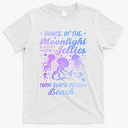 Dance Of The Moonlight Jellies Stardew Valley Pelican Beach T-Shirt - White