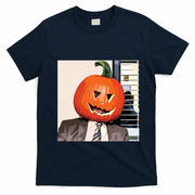 Dwight Pumpkin Head T-Shirt - Navy Blue