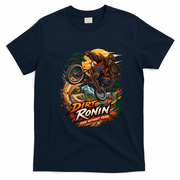 DIRT RONIN – Bigfoot Samurai BMX Warrior T-Shirt - Navy Blue