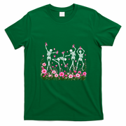 Dancing Skeletons Breast Cancer Awareness T-Shirt - Irish Green