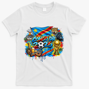 DRC Soccer Democratic Republic Of The Congo T-Shirt - White