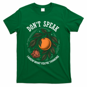Don’t Speak Orange 90s Rock Vintage T-Shirt - Green
