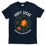 Don’t Speak Orange 90s Rock Vintage T-Shirt - Navy