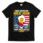 Donald Trump Make Greenland Great Again Greenland Deal 2026 T-Shirt - Black