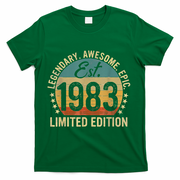 Est 1983 Vintage 1983 Limited Edition 40th Birthday T-Shirt - Green