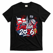 England 2026 World Soccer Fan Gear T-Shirt - Black