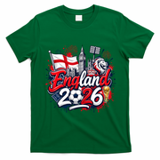 England 2026 World Soccer Fan Gear T-Shirt - Irish Green