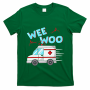 Ems Ambulance Wee Woo Paramedic Emt Gift Boo Boo Bus T-Shirt - Irish Green