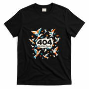 Error Bird 404 Not Found T-Shirt - Black