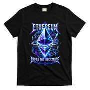 Ethereum Break the Resistance Graphic Art T-Shirt - Black