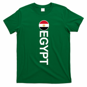 Egypt Country Flag Vertical T-Shirt - Irish Green