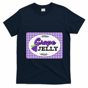 Easy Couples Halloween Costumes Grape Jelly Costume T-Shirt - Navy Blue