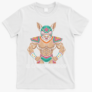 El Chihuahuador Lucha Libre Mexican Wrestler Wrestling Luchador T-Shirt - White
