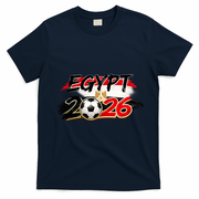 Egypt Country Soccer World 2026 Fan T-Shirt - Navy Blue