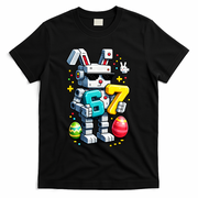 Easter Day Bunny Egg 6-7 Meme Gamer T-Shirt - Black