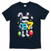 Easter Day Bunny Egg 6-7 Meme Gamer T-Shirt - Navy