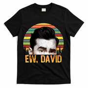 Ew David Funny Retro T-Shirt - Black