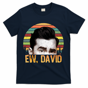 Ew David Funny Retro T-Shirt - Navy