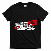 England Football Crest Soccer Apparel For Fans T-Shirt - Black