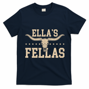 Ella's Fellas Name Gifts Vintage T-Shirt - Navy Blue