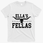 Ella's Fellas Name Gifts Vintage T-Shirt - White