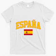 Espana Flag Spain Pride T-Shirt - White