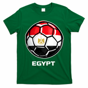 Egypt Flag Soccer Ball Vintage T-Shirt - Irish Green