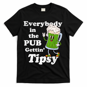 Everybody In The Pub Gettin Tipsy T-Shirt - Black