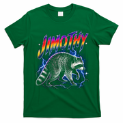 Epic Jimothy Raccoon Lighting Retro T-Shirt - Irish Green