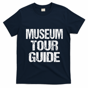 Easy Museum Tour Guide Costume Halloween Outfit T-Shirt - Navy Blue