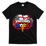 ENGLAND North America Soccer Tournament 2026 T-Shirt - Black