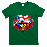 ENGLAND North America Soccer Tournament 2026 T-Shirt - Green