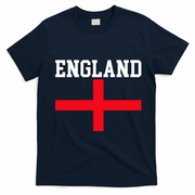 England Red Cross Flag T-Shirt - Navy Blue