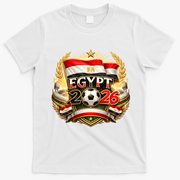Egypt Soccer 2026 World Champion Spirit Fans T-Shirt - White