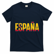 España Spanish Culture Spain Soccer T-Shirt - Navy Blue