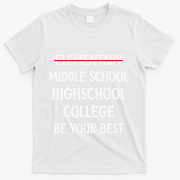Elementary School Graduation 6th Grade Graduate T-Shirt - White