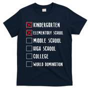 Elementary School Graduation Middle School T-Shirt - Navy