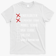 Elementary School Graduation Middle School T-Shirt - White