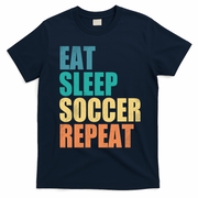Eat Sleep Soccer Repeat T-Shirt - Navy Blue