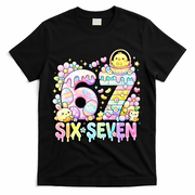 Easter Six Seven 67 Meme Cute 6-7 Funny T-Shirt - Black