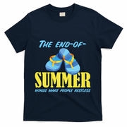 Endofsummer Winds: A Celebration Of Seasonal Change T-Shirt - Navy