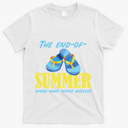 Endofsummer Winds: A Celebration Of Seasonal Change T-Shirt - White