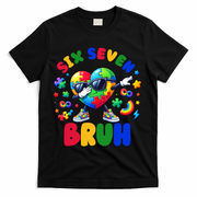 Funny 67 Puzzle Dab Autism Awareness 6 7 Six Seven T-Shirt - Black