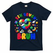 Funny 67 Puzzle Dab Autism Awareness 6 7 Six Seven T-Shirt - Navy