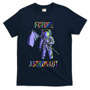 Future Astronauts Graphic Cool Gift Rainbow Stem Space Gift T-Shirt - Navy